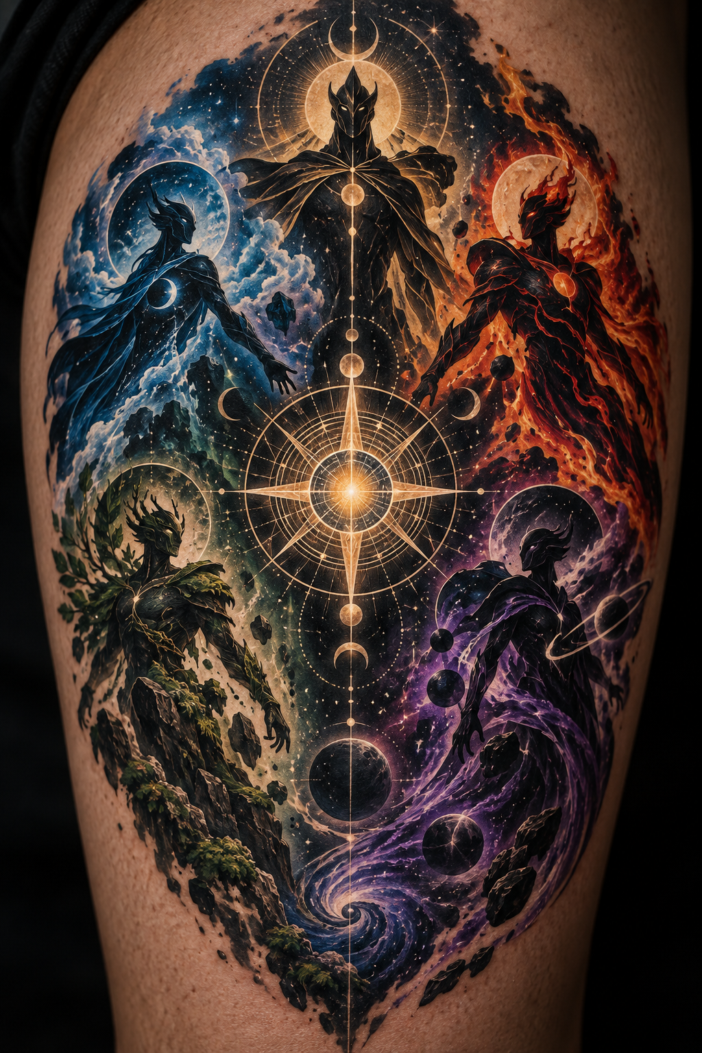 Avengers tattoo design 17 featuring superhero-inspired ink