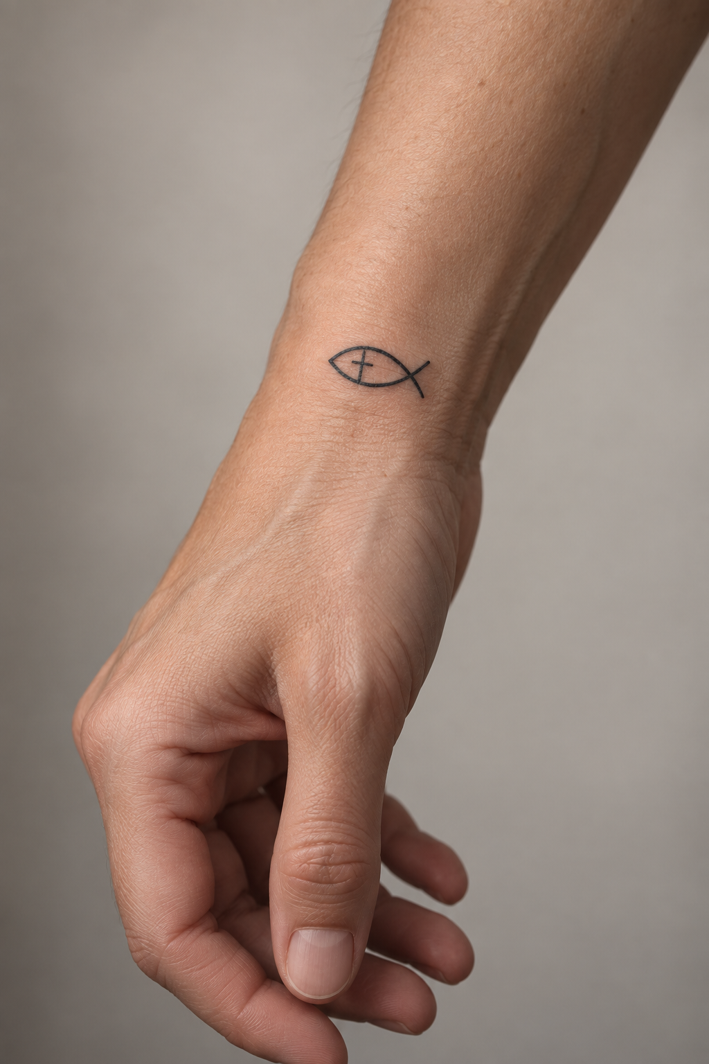 Crown of Thorns Christian hand and wrist tattoo idea