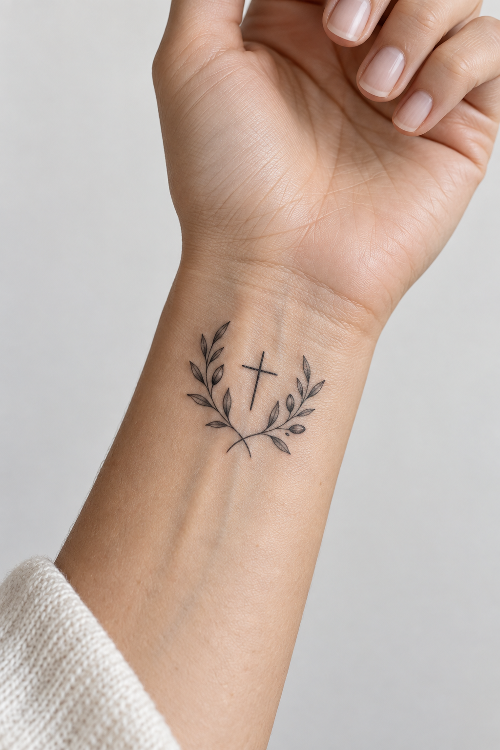 Biblical Crown Christian hand and wrist tattoo idea