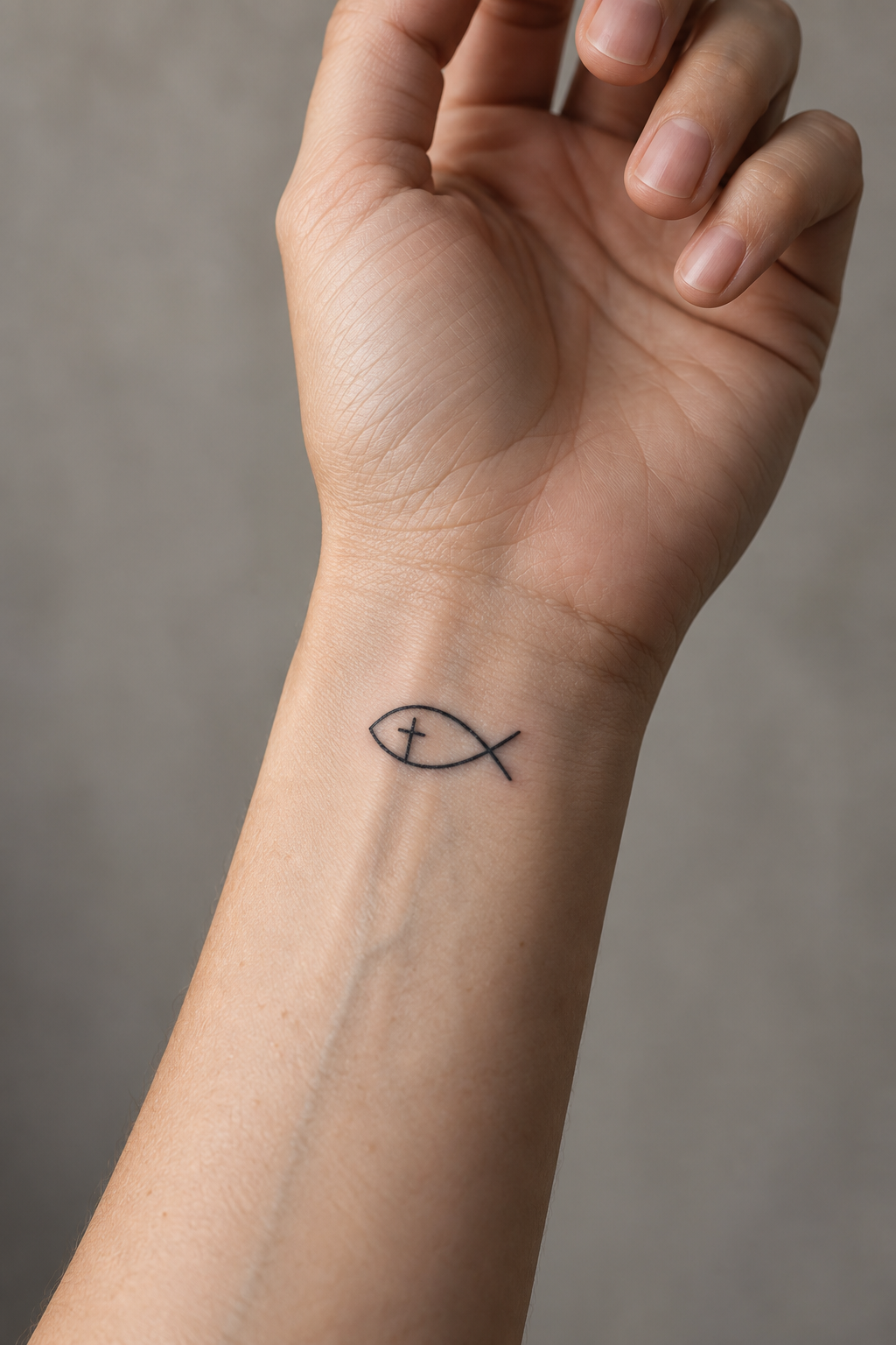 Jerusalem Cross Christian hand and wrist tattoo idea