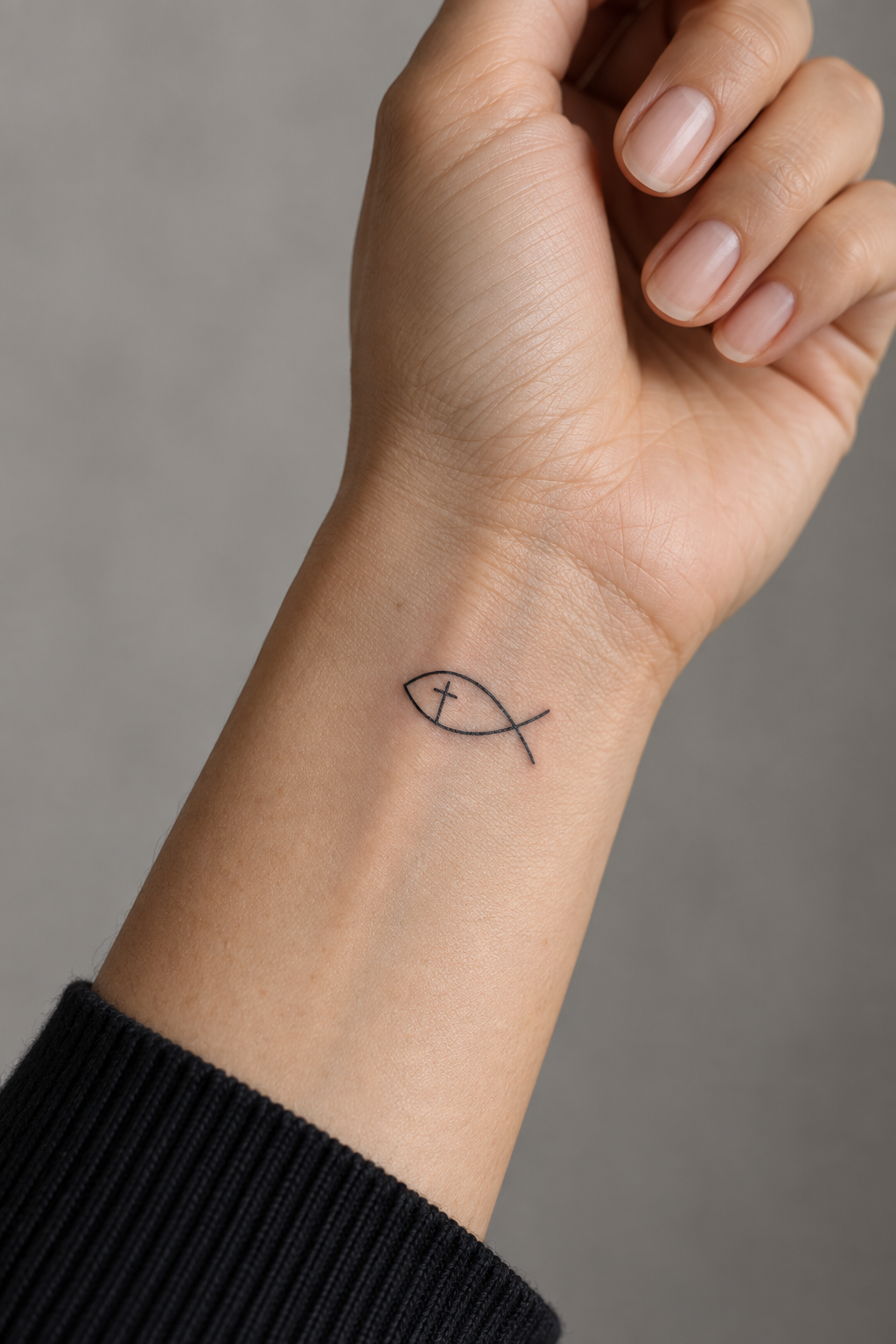 Faith Wordmark Christian hand and wrist tattoo idea