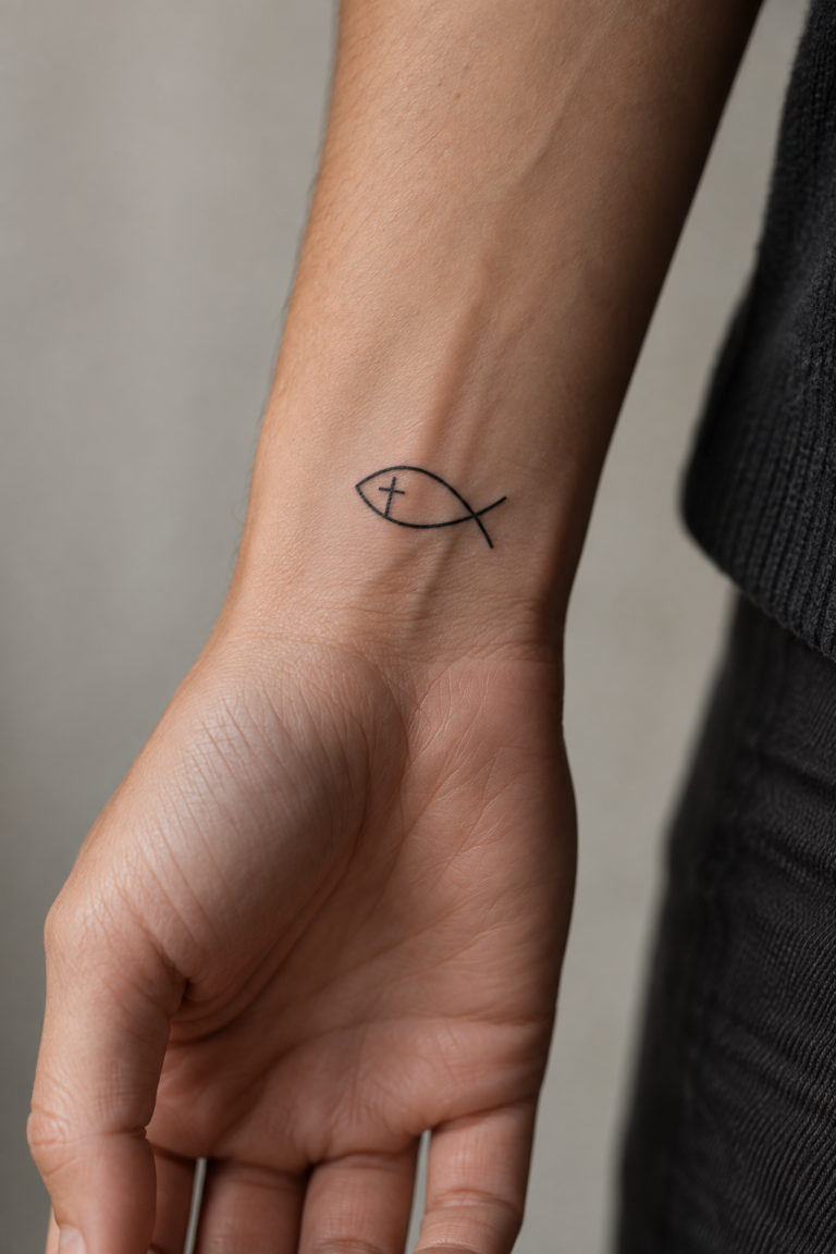 Christian hand and wrist tattoos featured