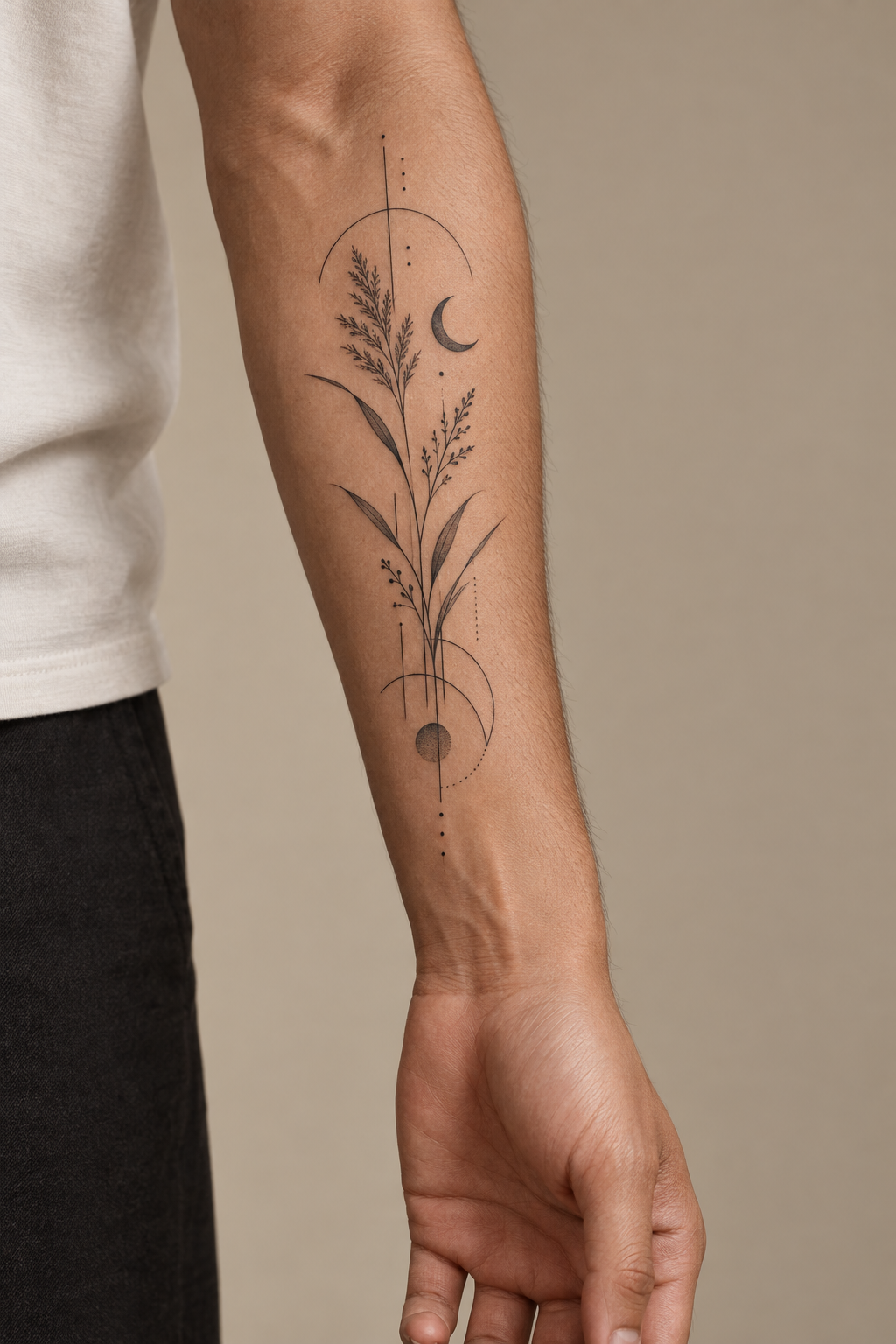 outer forearm tattoo featured concept