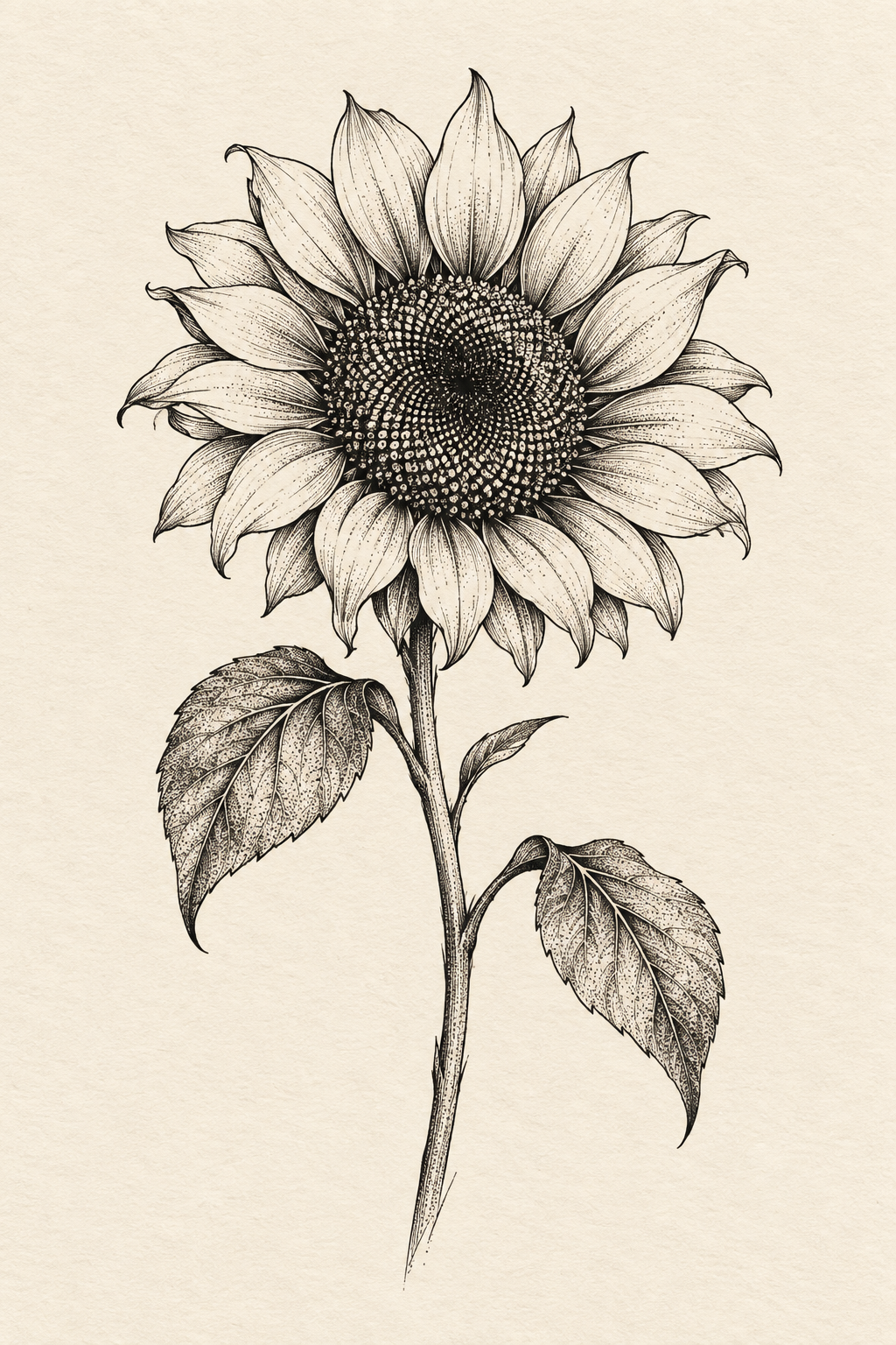 Original single sunflower small flower tattoos concept