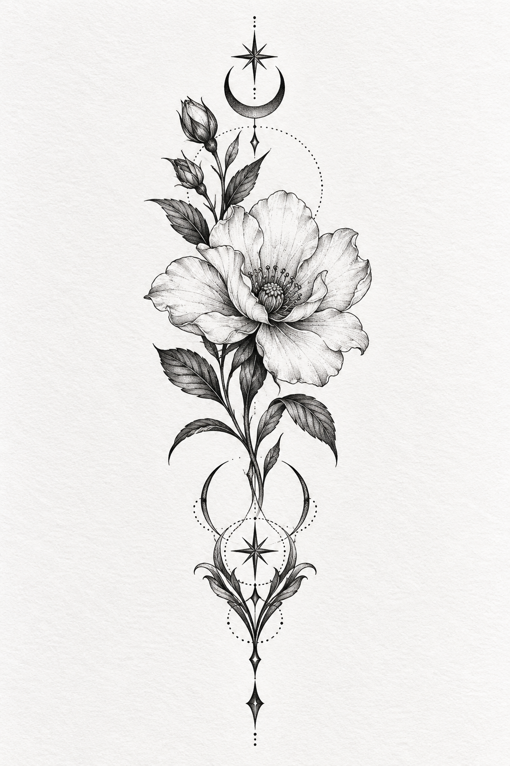 Side-Body Ink female hip tattoo idea