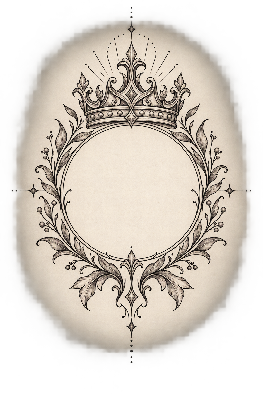 crown of thorns tattoos for men: Forearm crown with scripture space