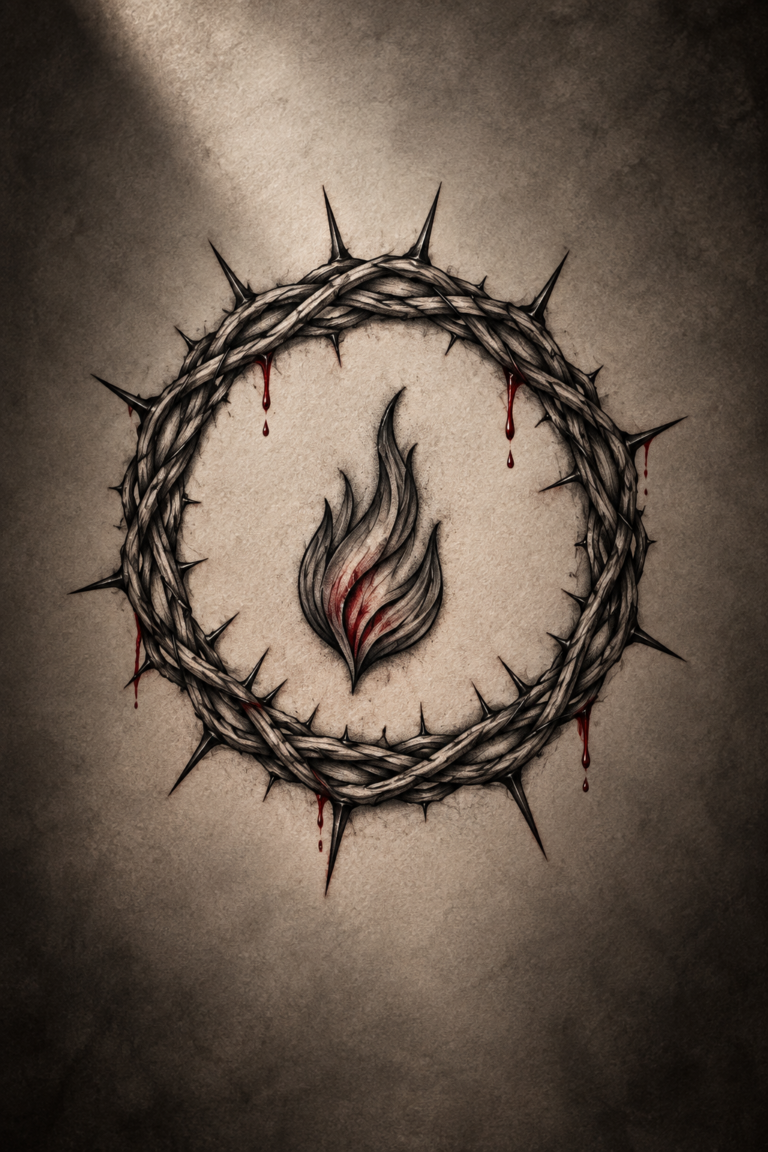 crown of thorns tattoos for men featured concept
