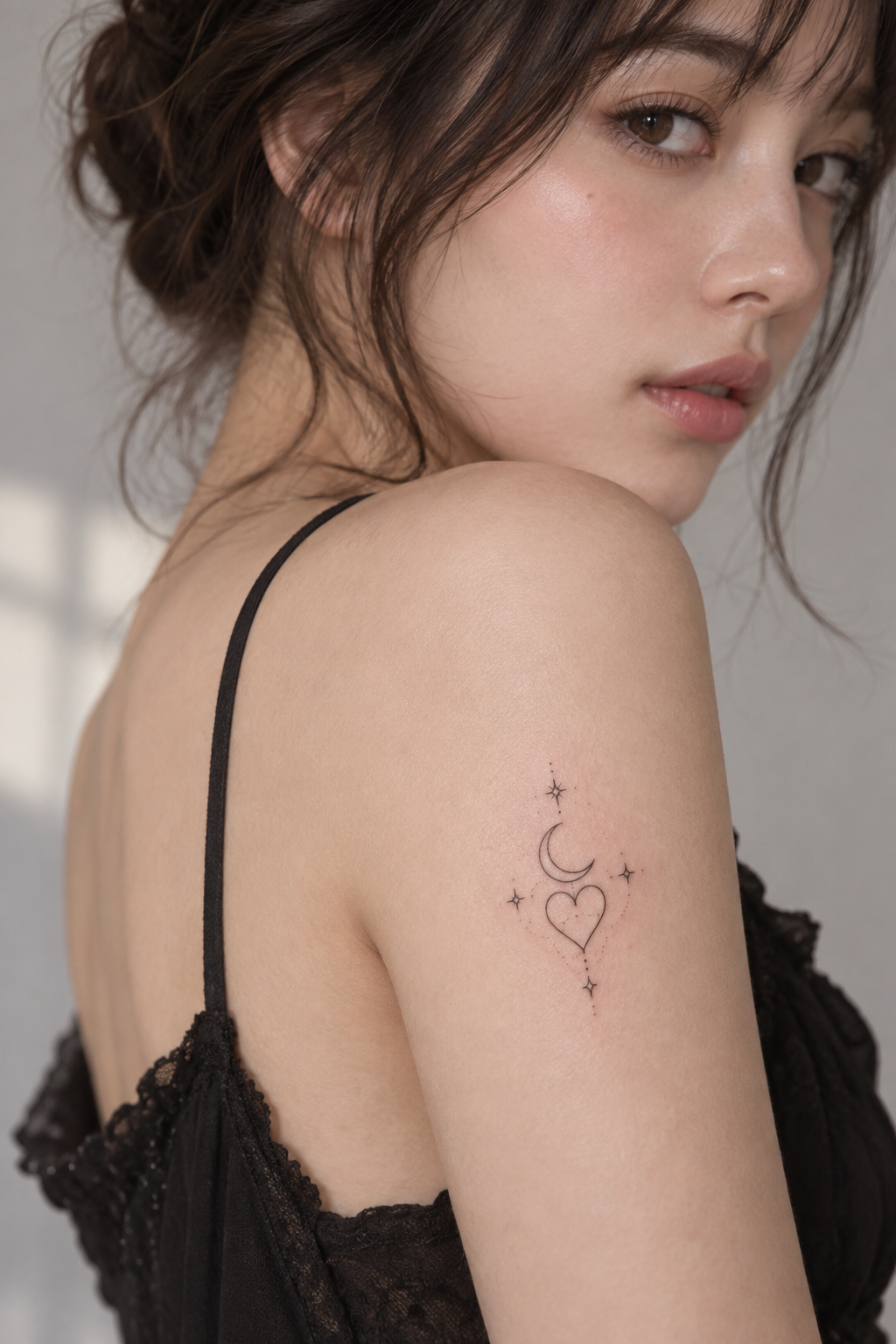 Sailor Moon Symbol small anime tattoo idea
