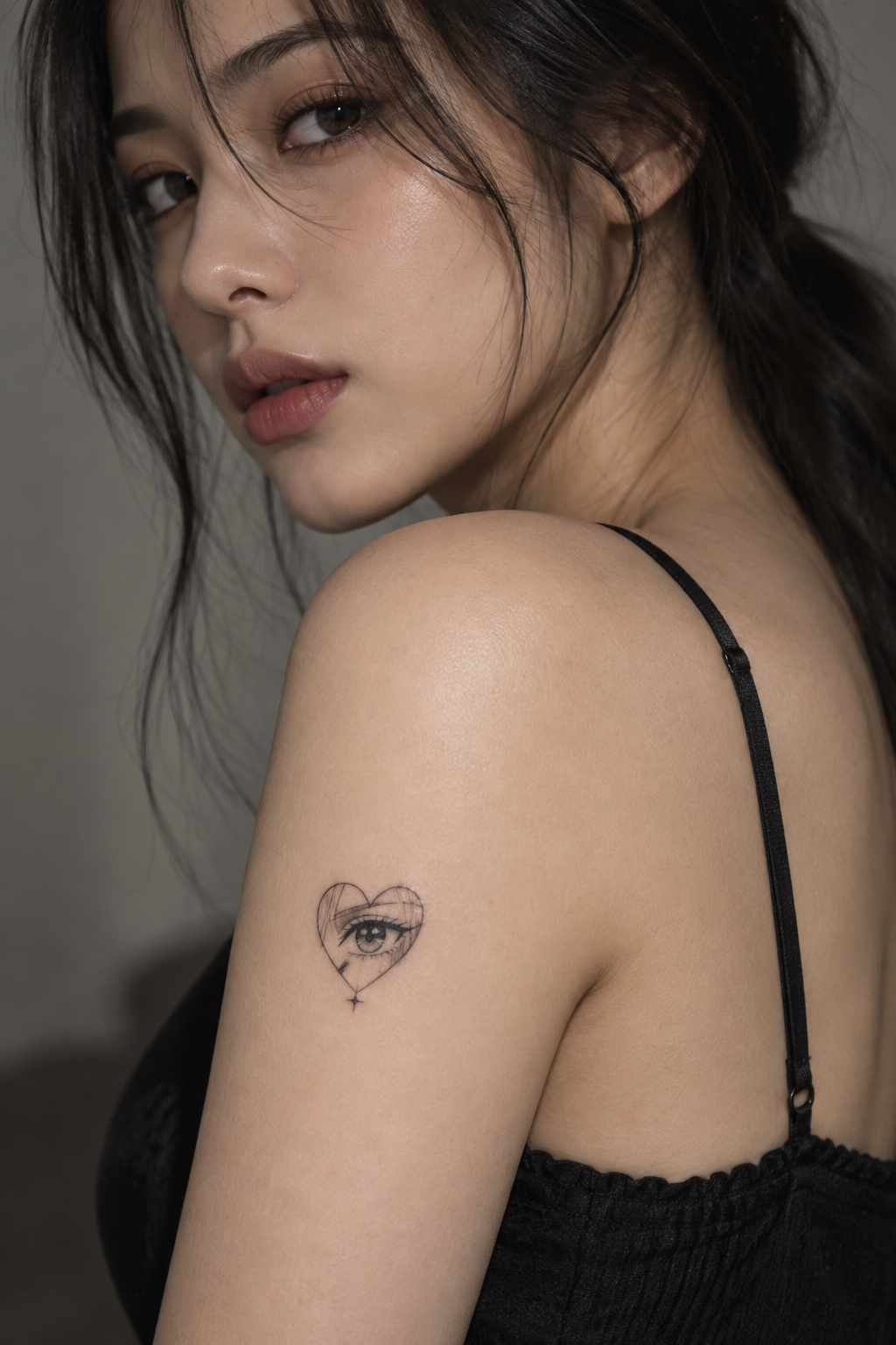 Anime Eye small anime tattoo idea