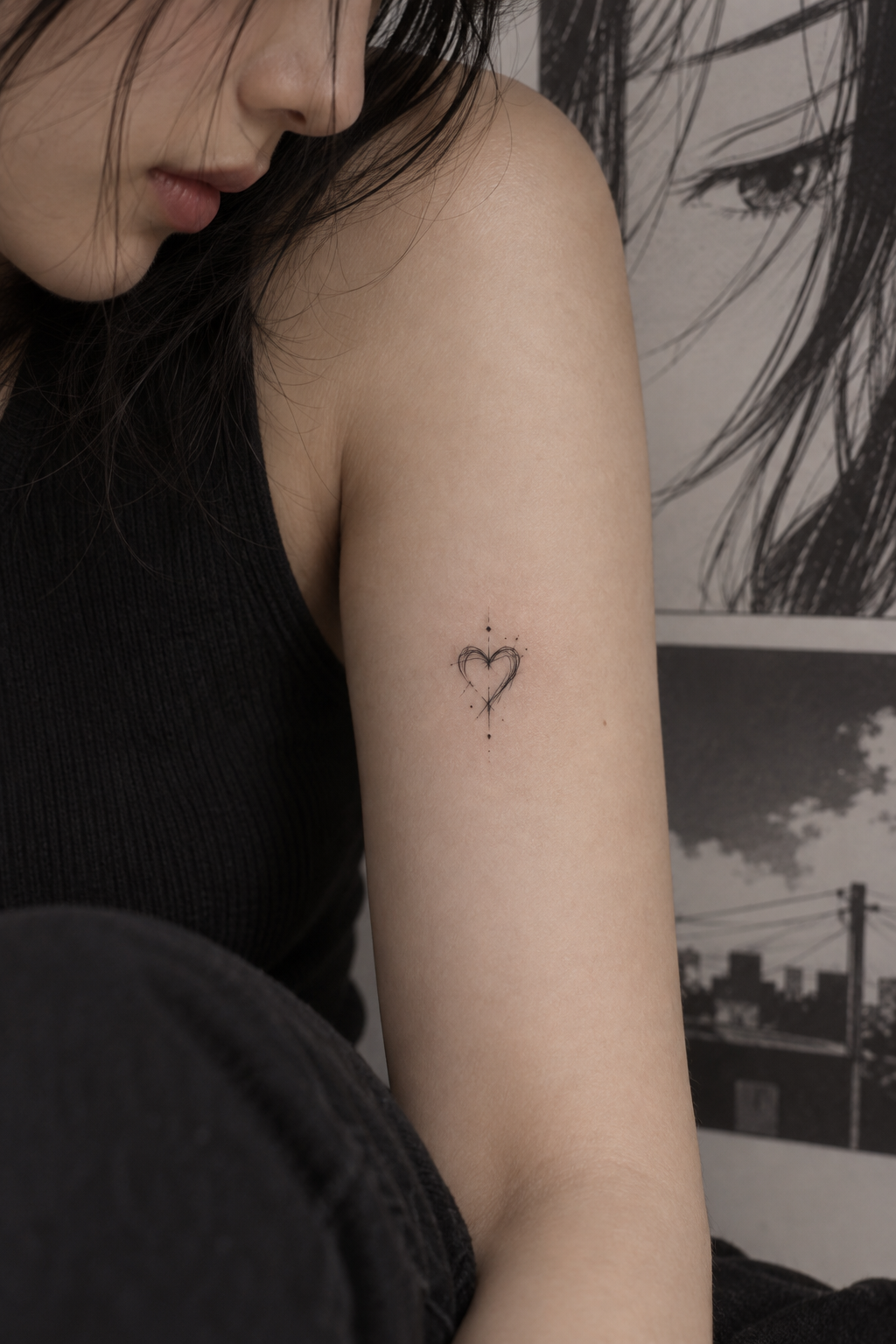 Manga Panel small anime tattoo idea