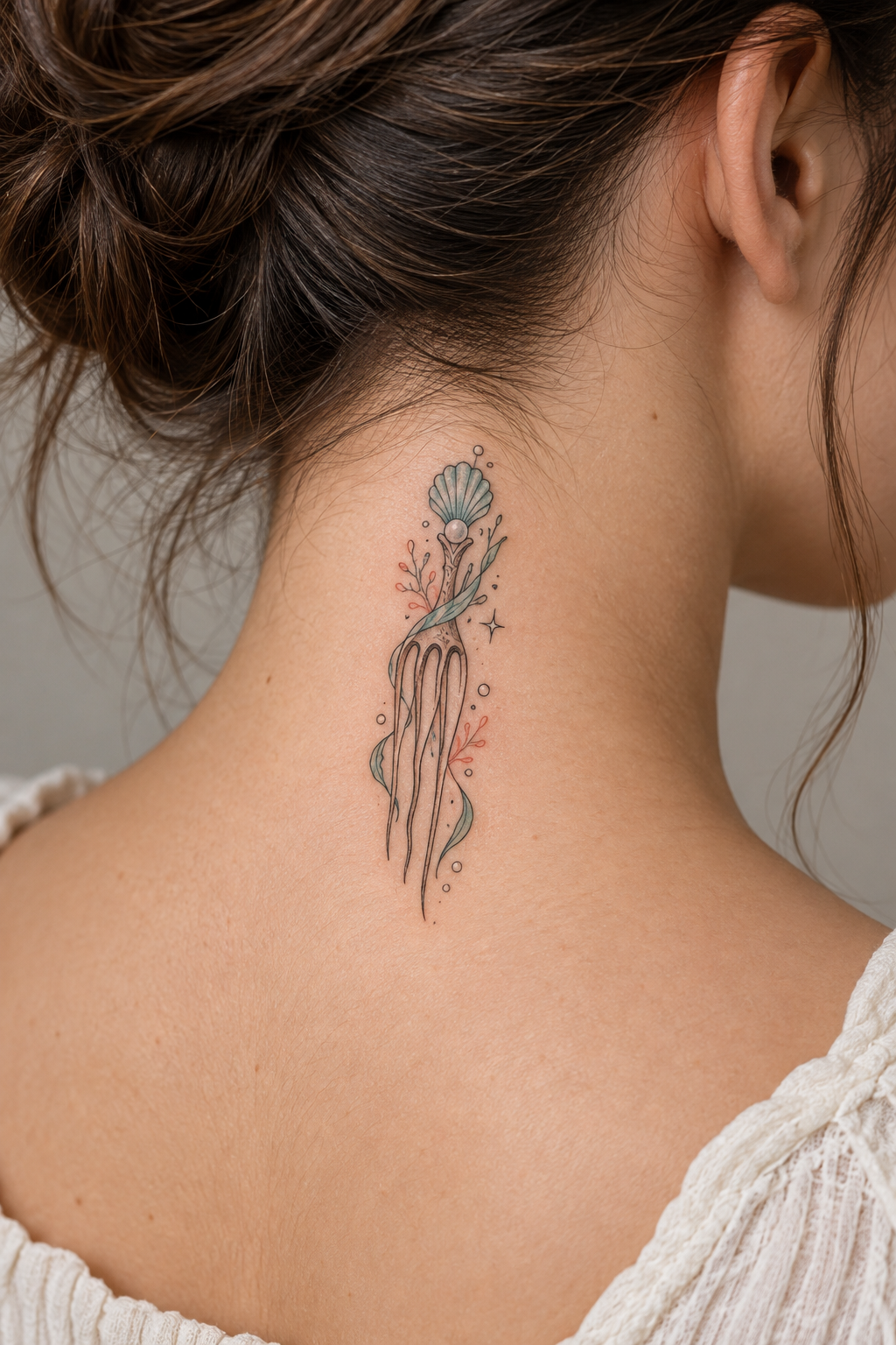 Ariel’s Dinglehopper small Disney tattoos idea