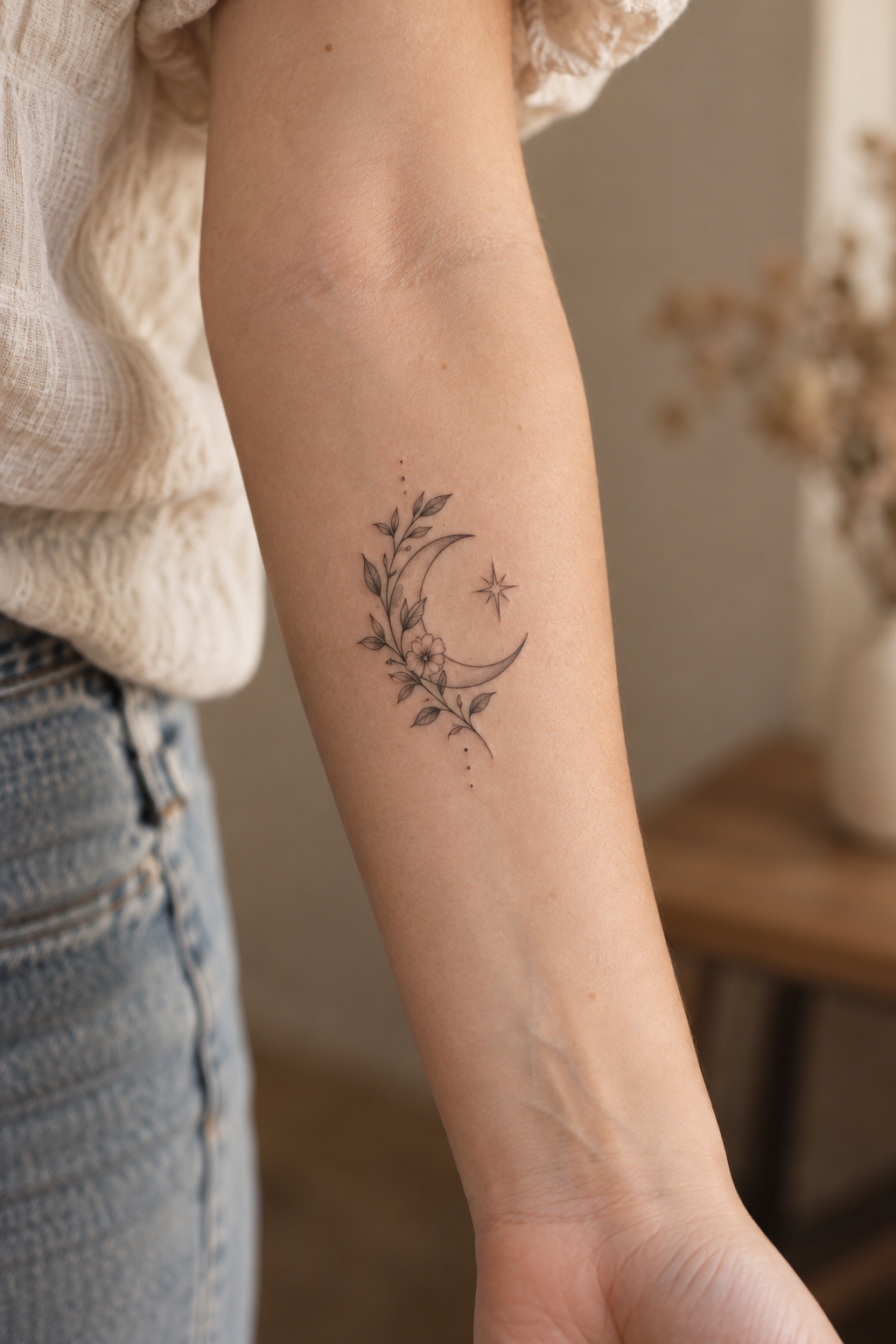 Heartbeat Line small girly tattoo idea
