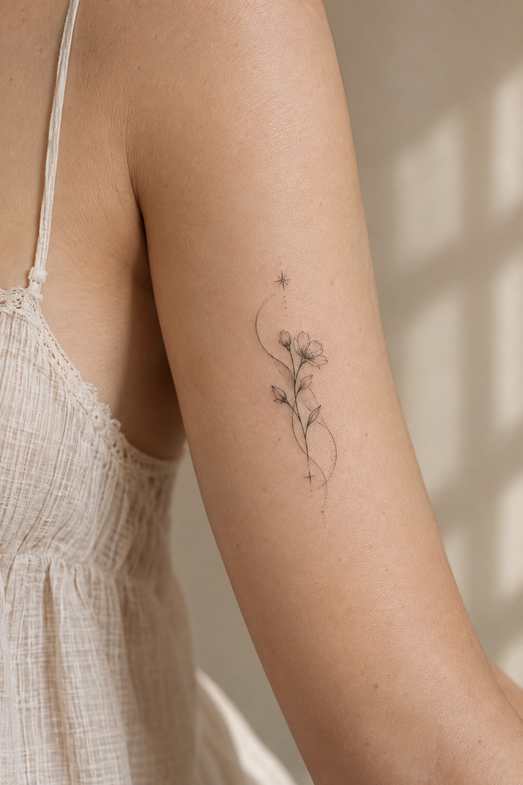 Simple Anchor small girly tattoo idea