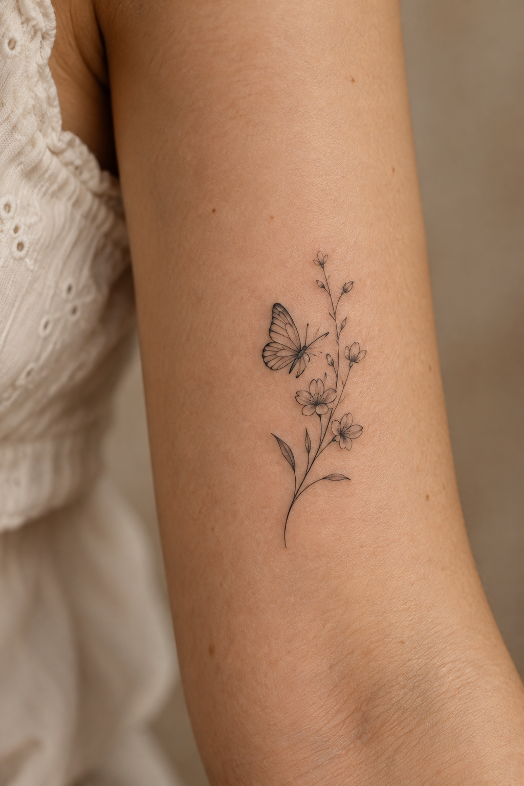 Cute Panda small girly tattoo idea