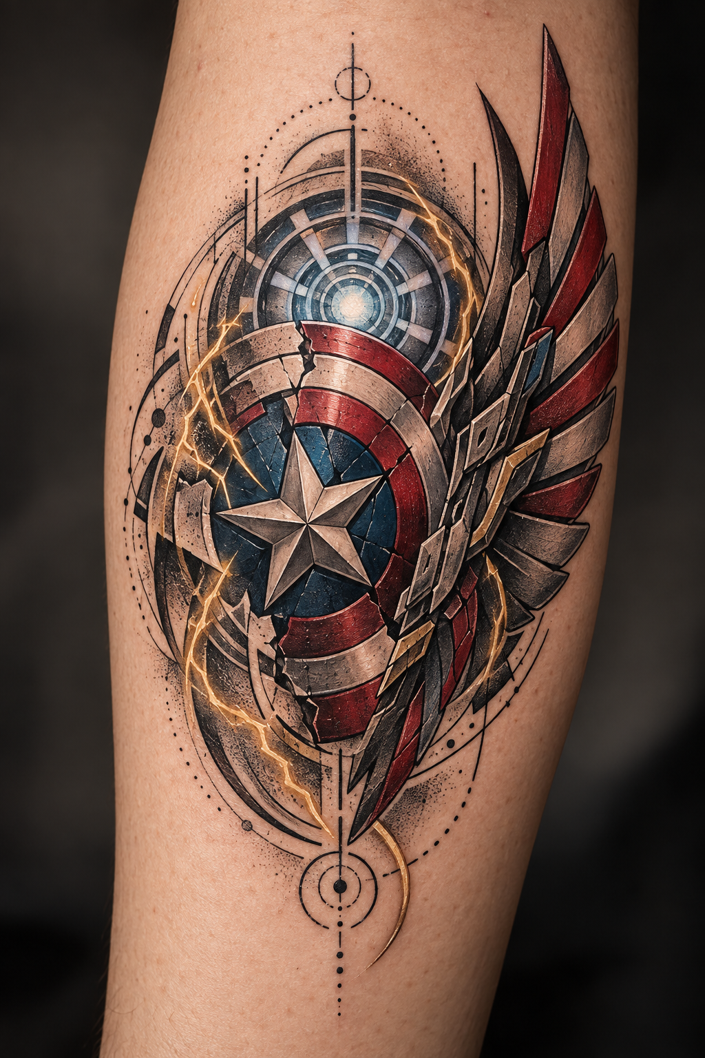 Avengers tattoo ideas: Classic Avengers Logo