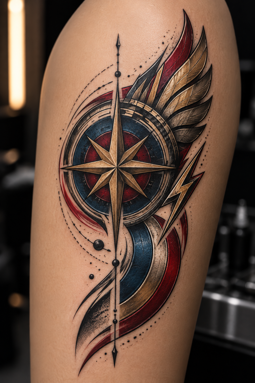 Avengers tattoo ideas: Superhero Universe Orbit