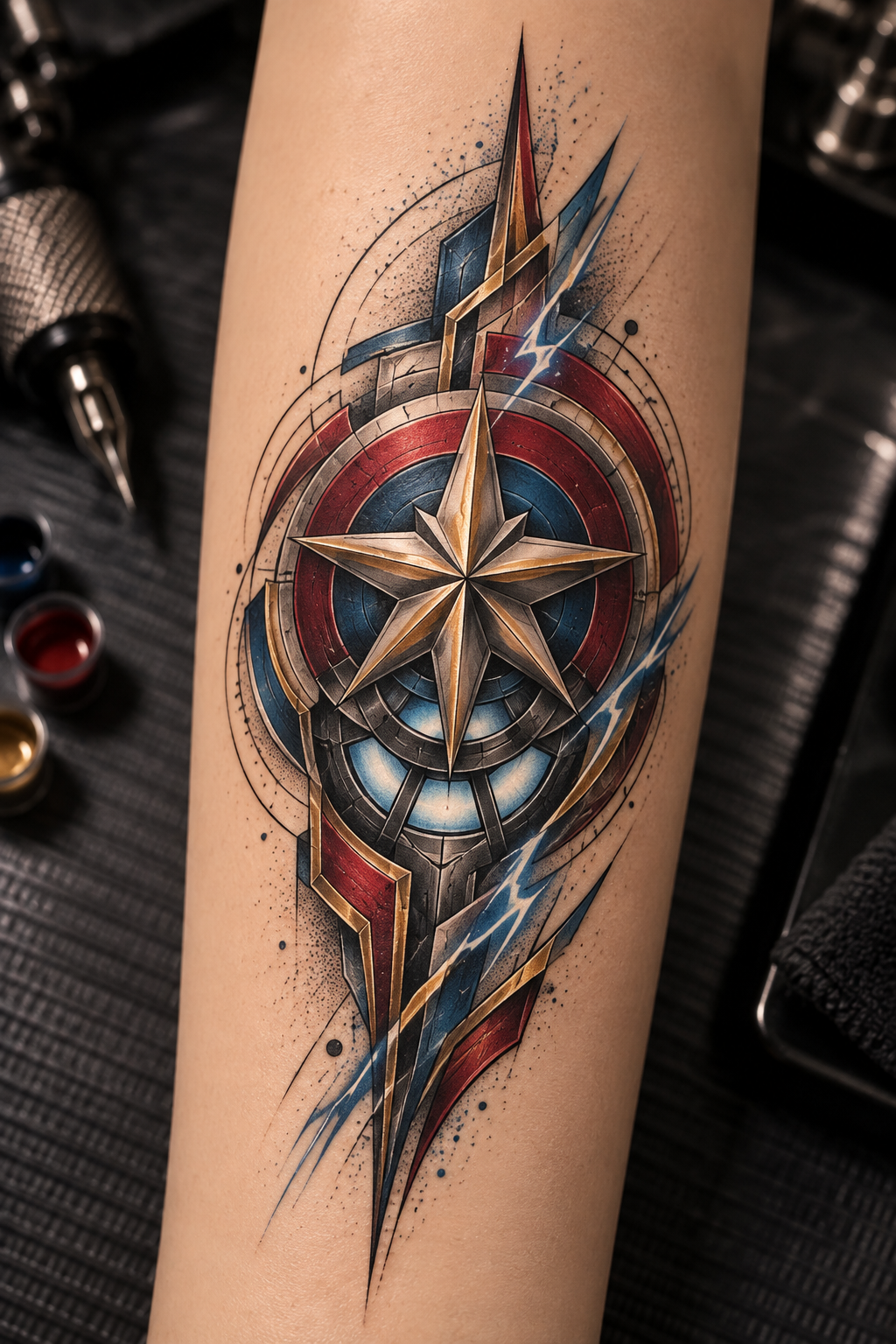 Avengers tattoo ideas: Iron Man Armor