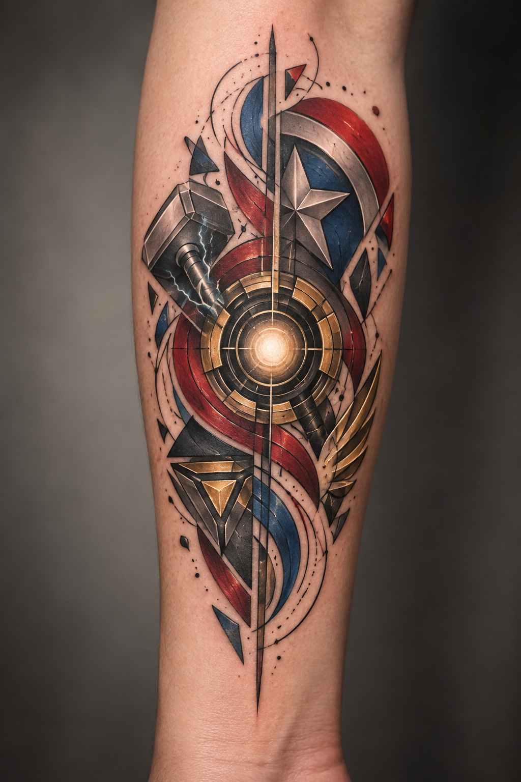 Avengers tattoo ideas: Avengers Sketch