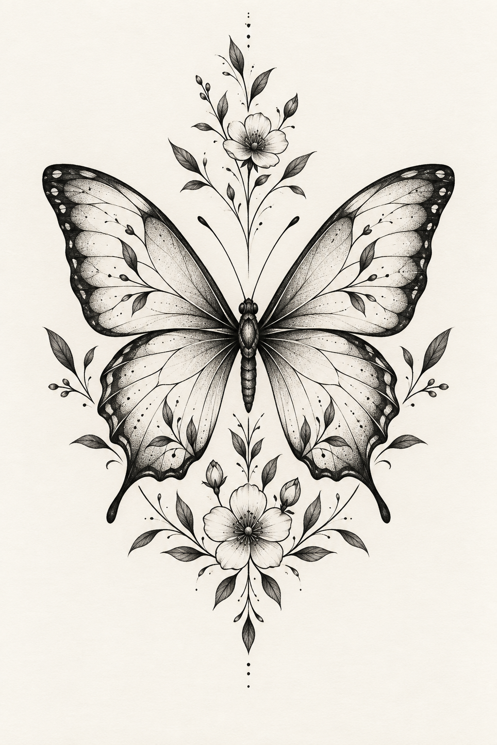 14 butterfly tattoo idea for women