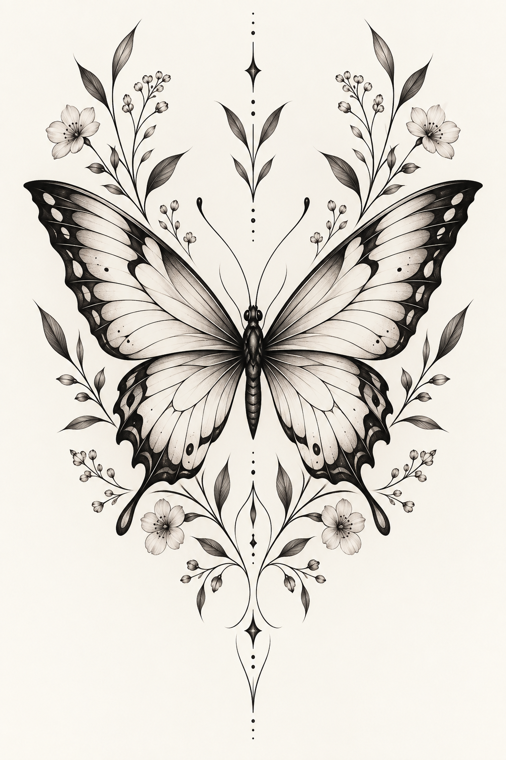 18 butterfly tattoo idea for women