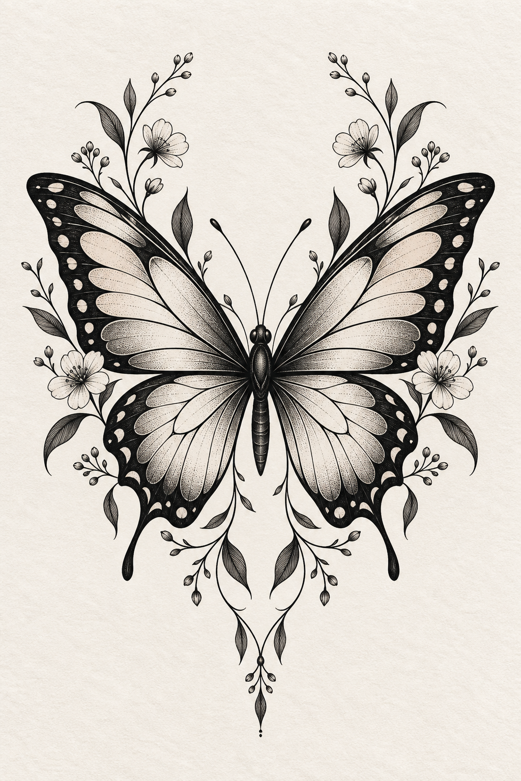 20 butterfly tattoo idea for women