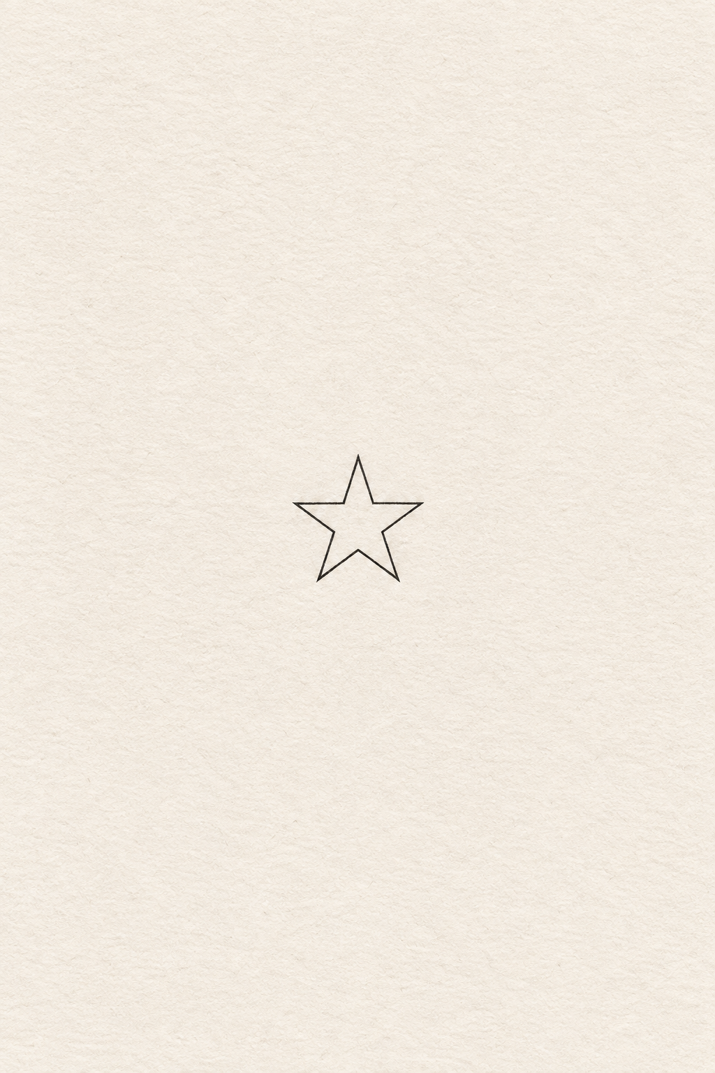 small black and white tattoos: Simple star concept
