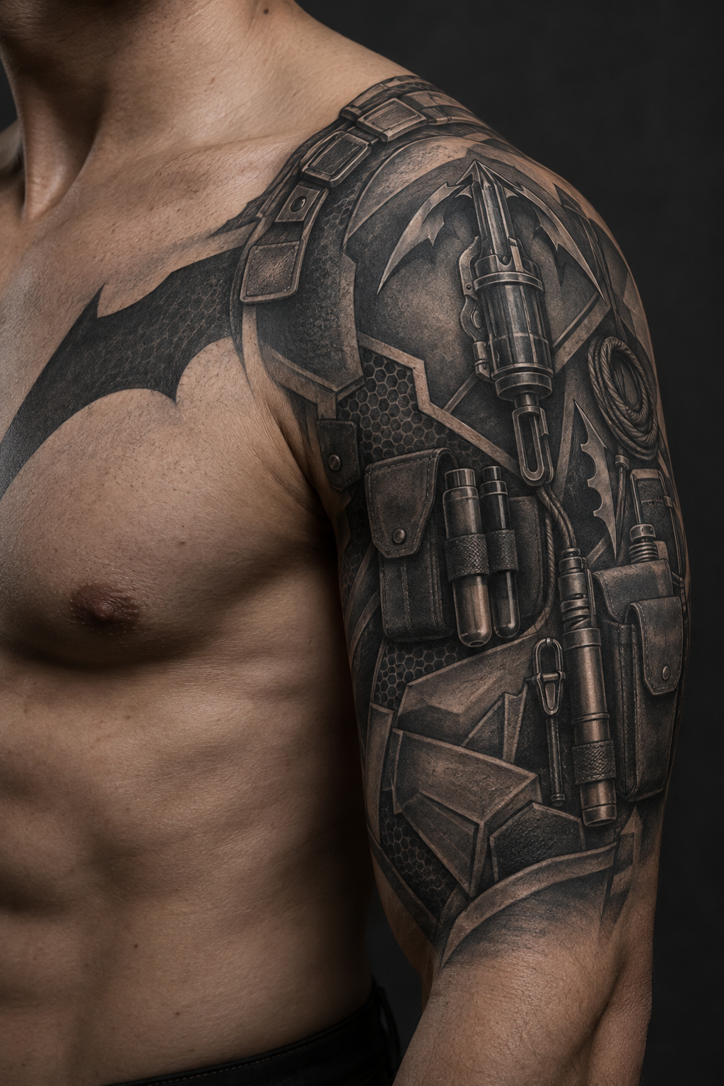 Gadgets and Utility Belt Batman tattoo idea