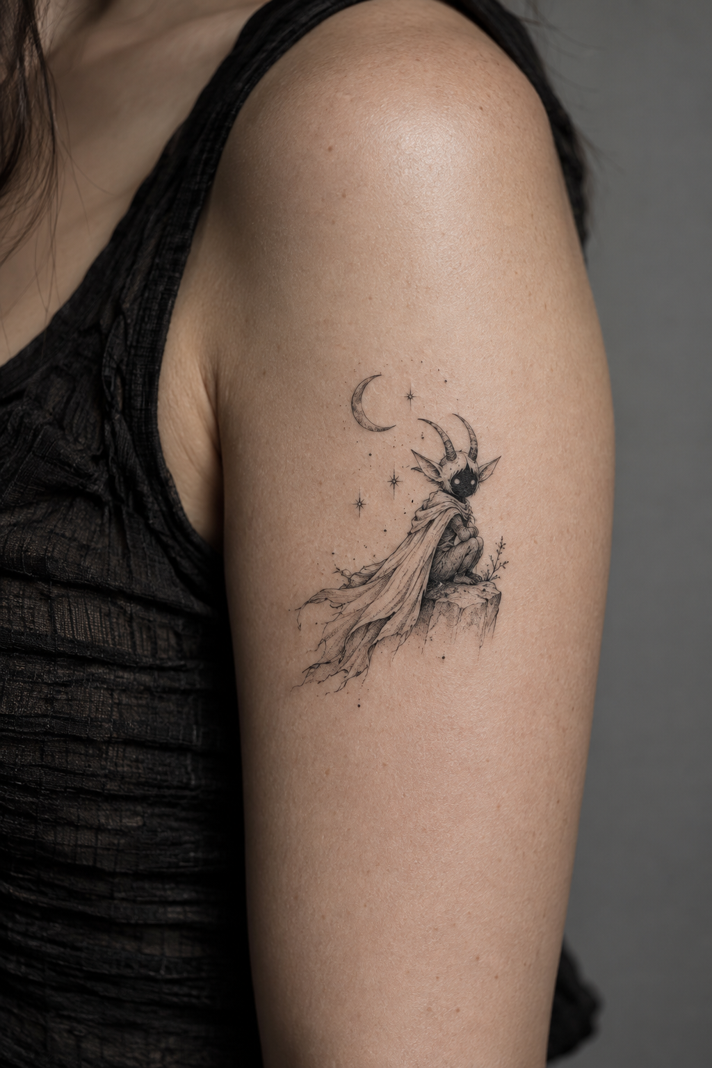 Tiny Villain Reference Batman tattoo idea