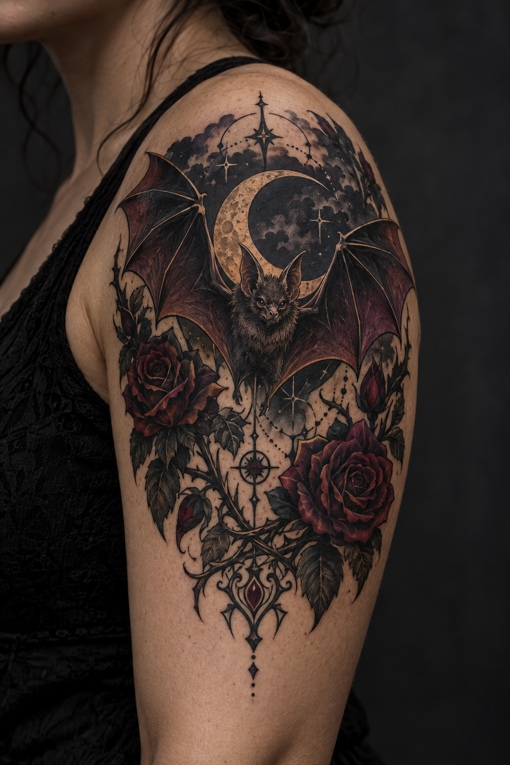Neo-Traditional Batman Batman tattoo idea