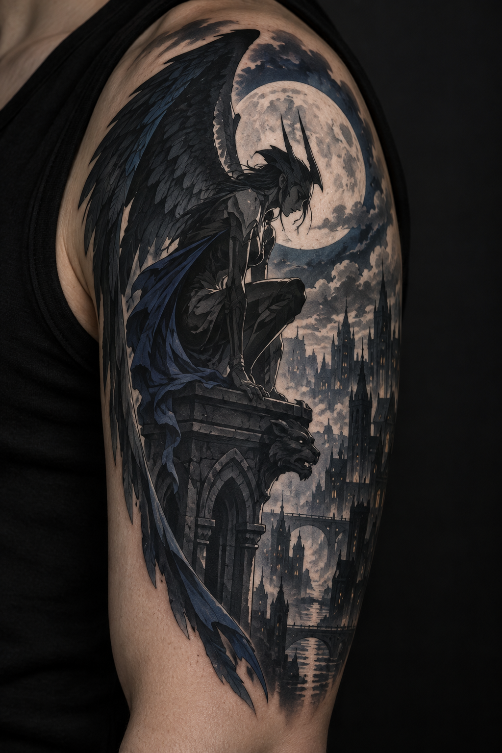 Animated Series Tribute Batman tattoo idea