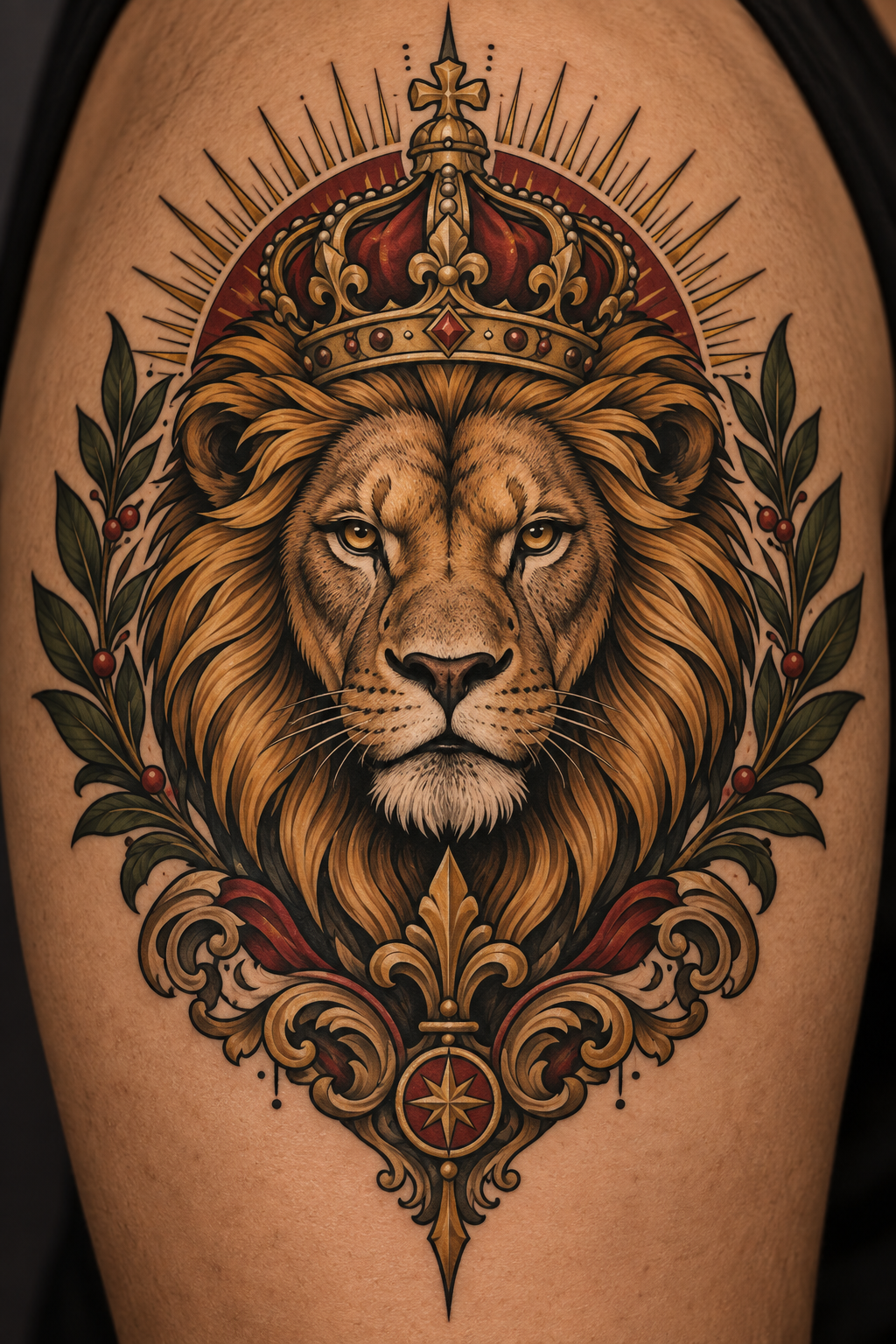 Biblical Crown Christian hand and wrist tattoo idea