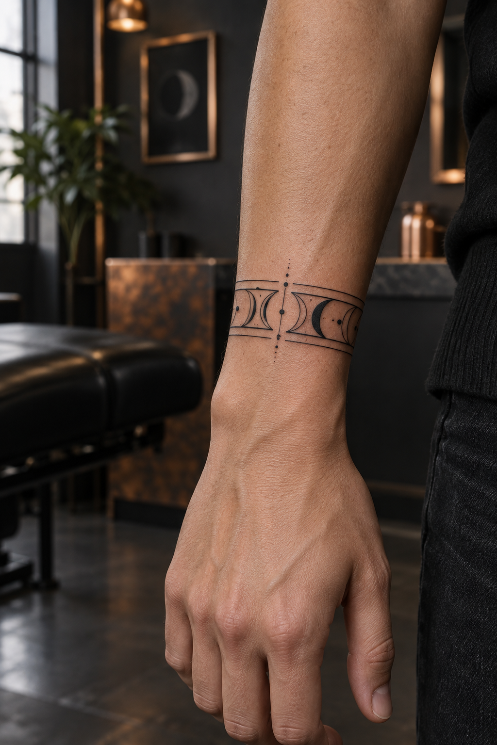Arrow bracelet bracelet tattoo idea