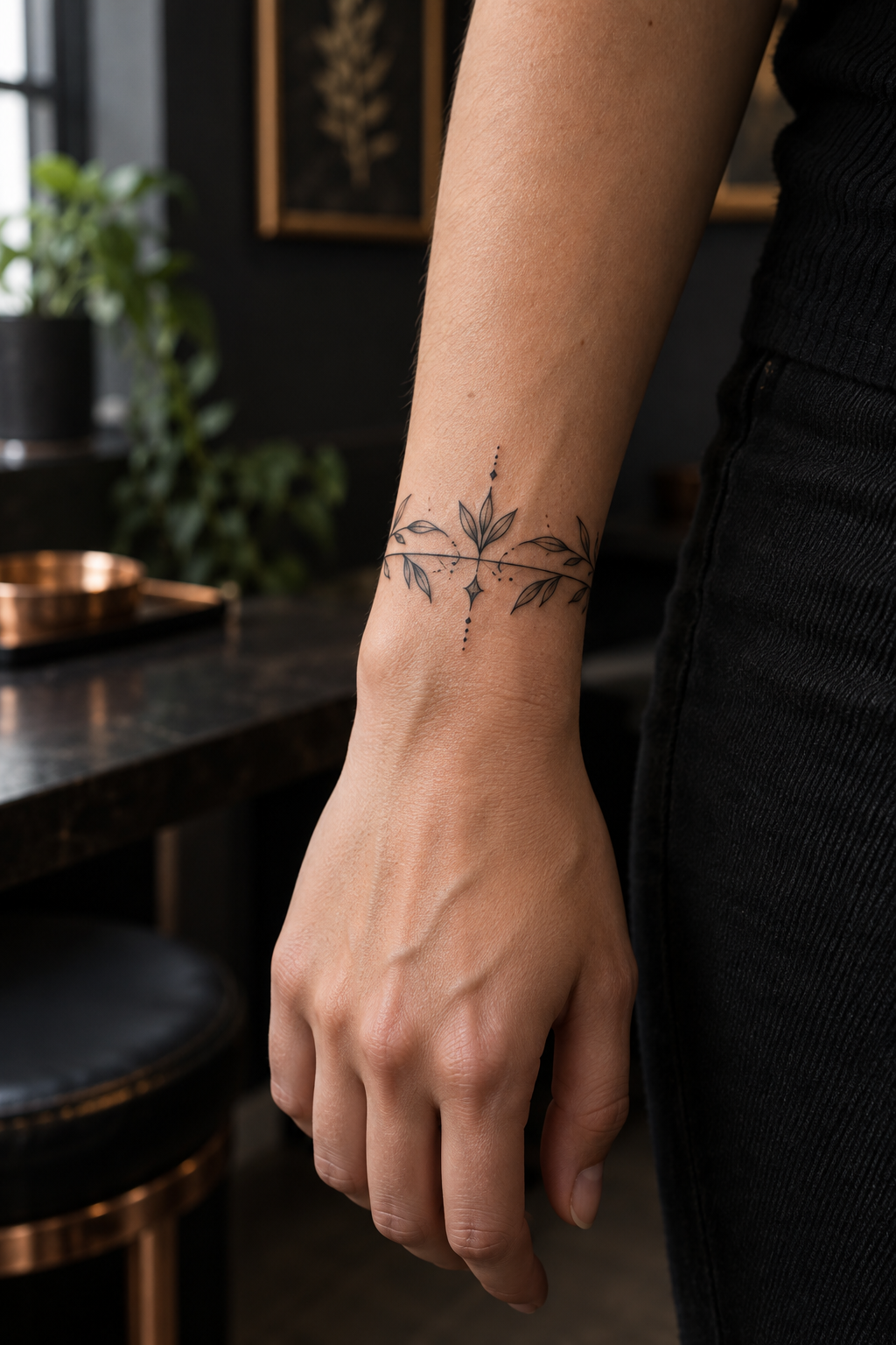Infinity band bracelet tattoo idea