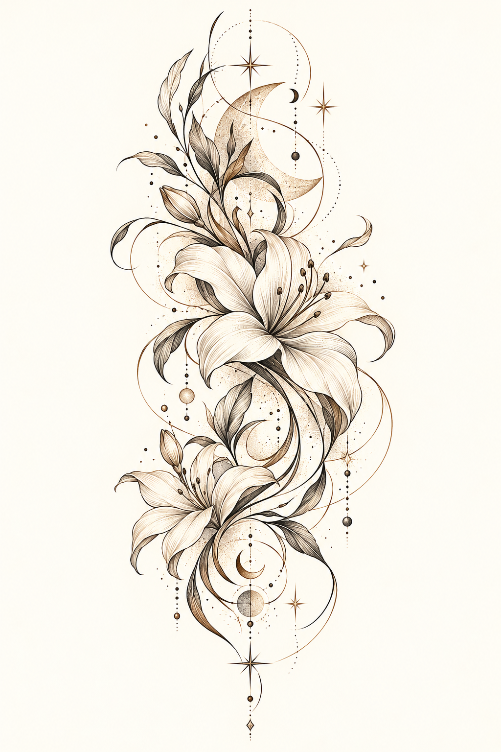 Whimsical Wildflower small tattoo ideas for women
