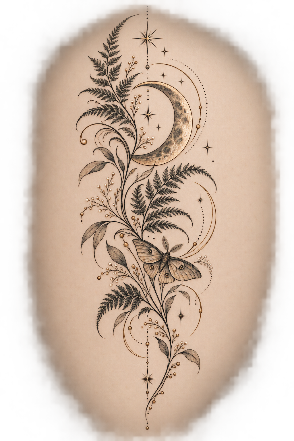 Elegant Lavender small tattoo ideas for women