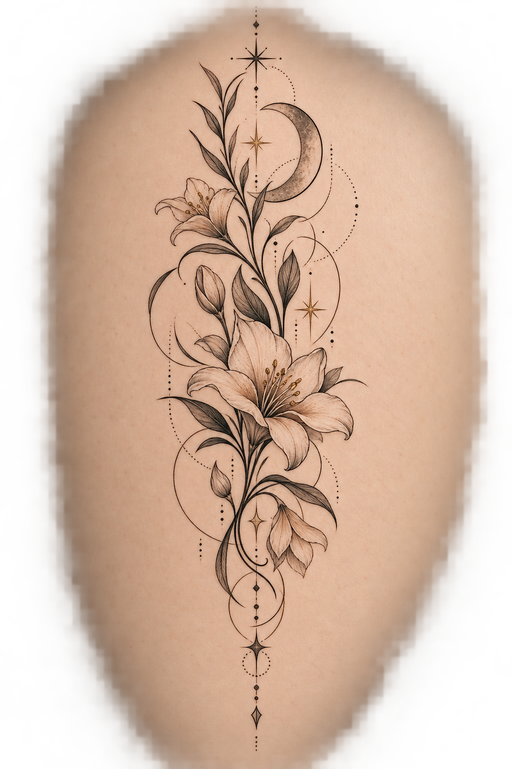 Petite Botanical Motif 8 small tattoo ideas for women