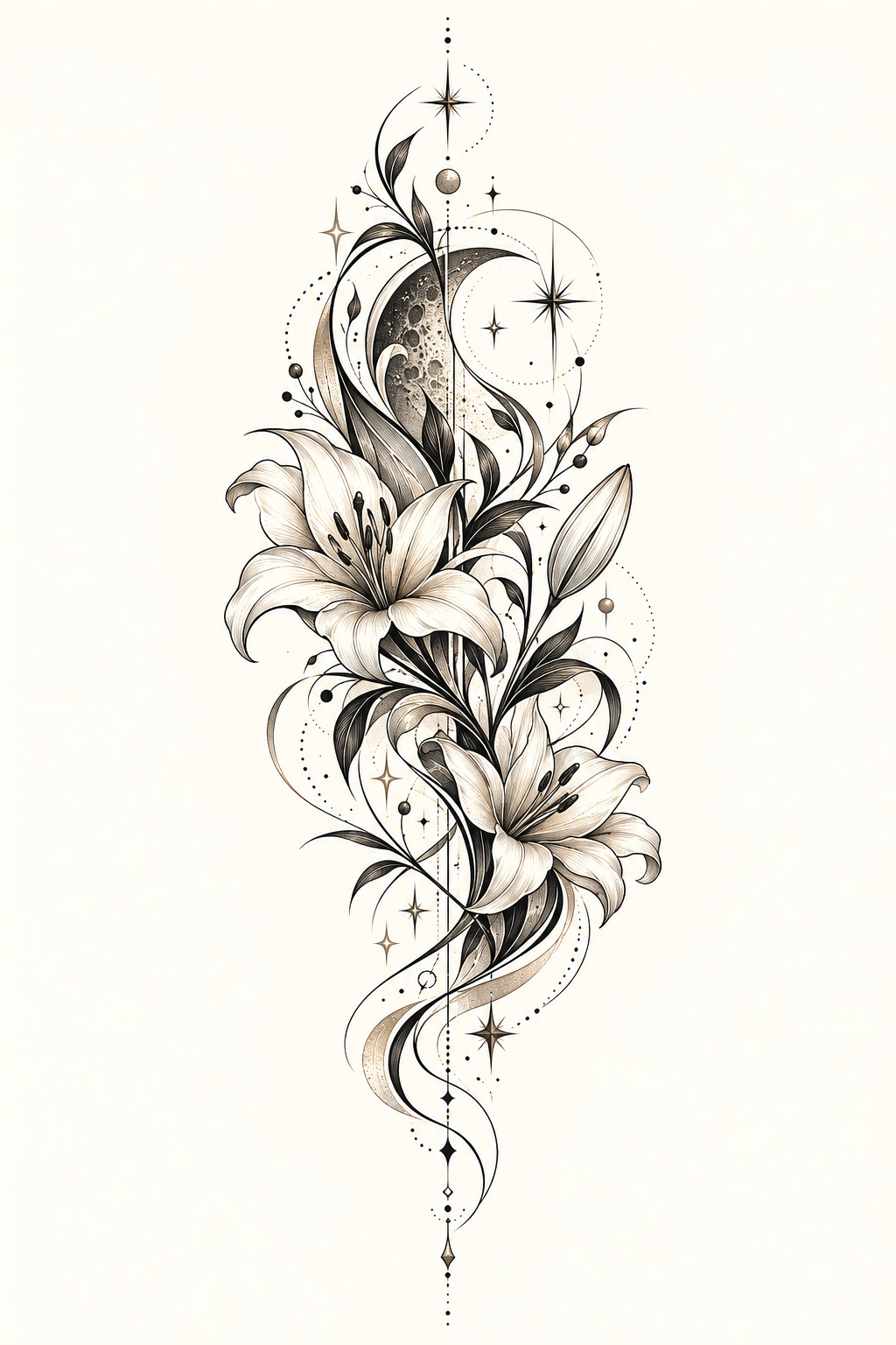 Petite Botanical Motif 17 small tattoo ideas for women