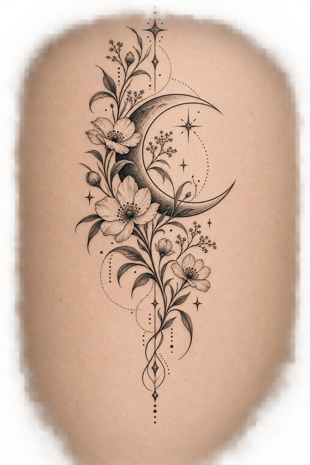 Petite Botanical Motif 21 small tattoo ideas for women