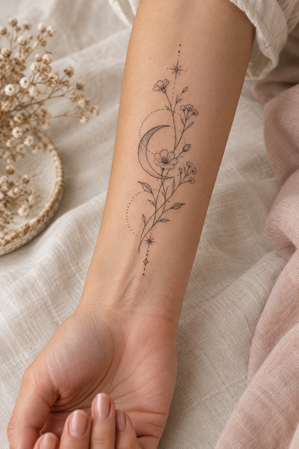 Tiny vertebra symbols spine and rib tattoos for women fine-line idea