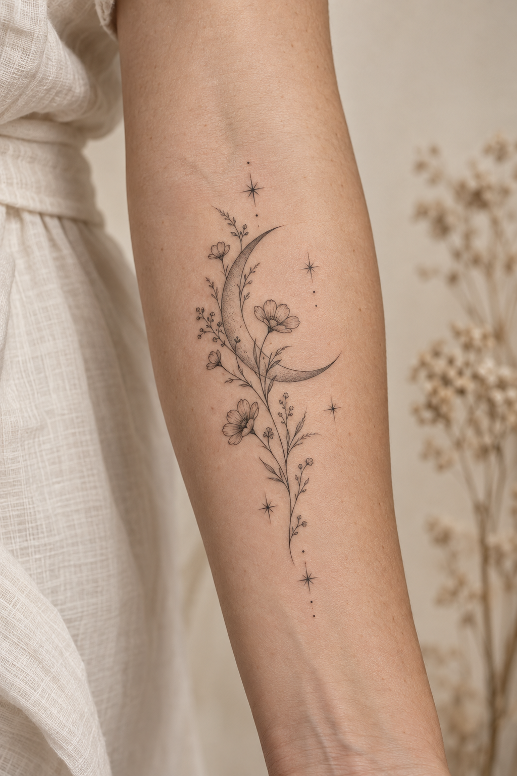 Ornamental rib arc spine and rib tattoos for women fine-line idea