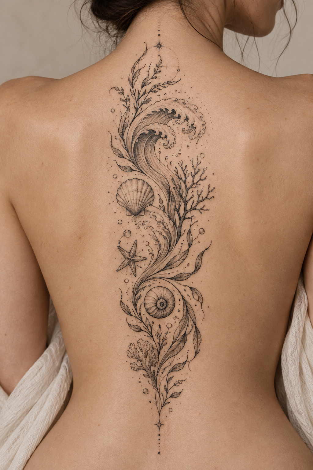 Ocean Tattoos summer tattoo idea
