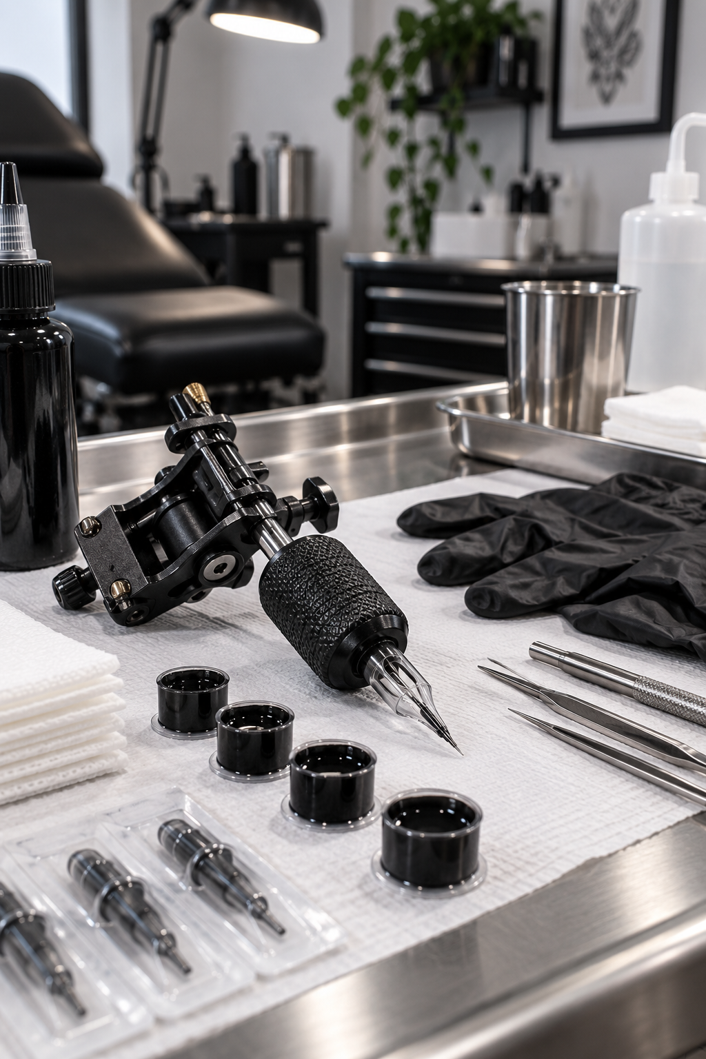 Crisp lining ink for fine detail