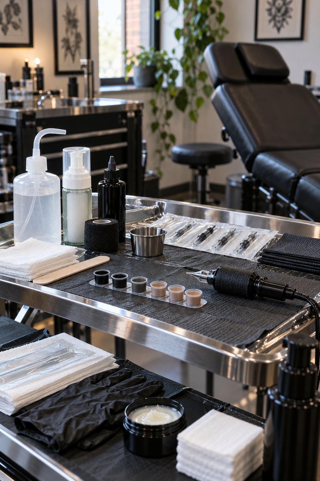 Fast-healing ink choices for fresh work