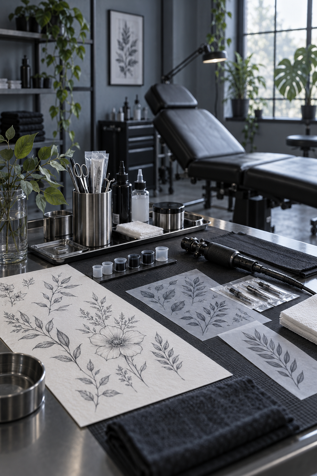 Cool tones for botanical designs