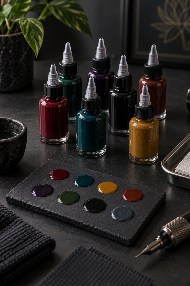 vegan tattoo ink selection