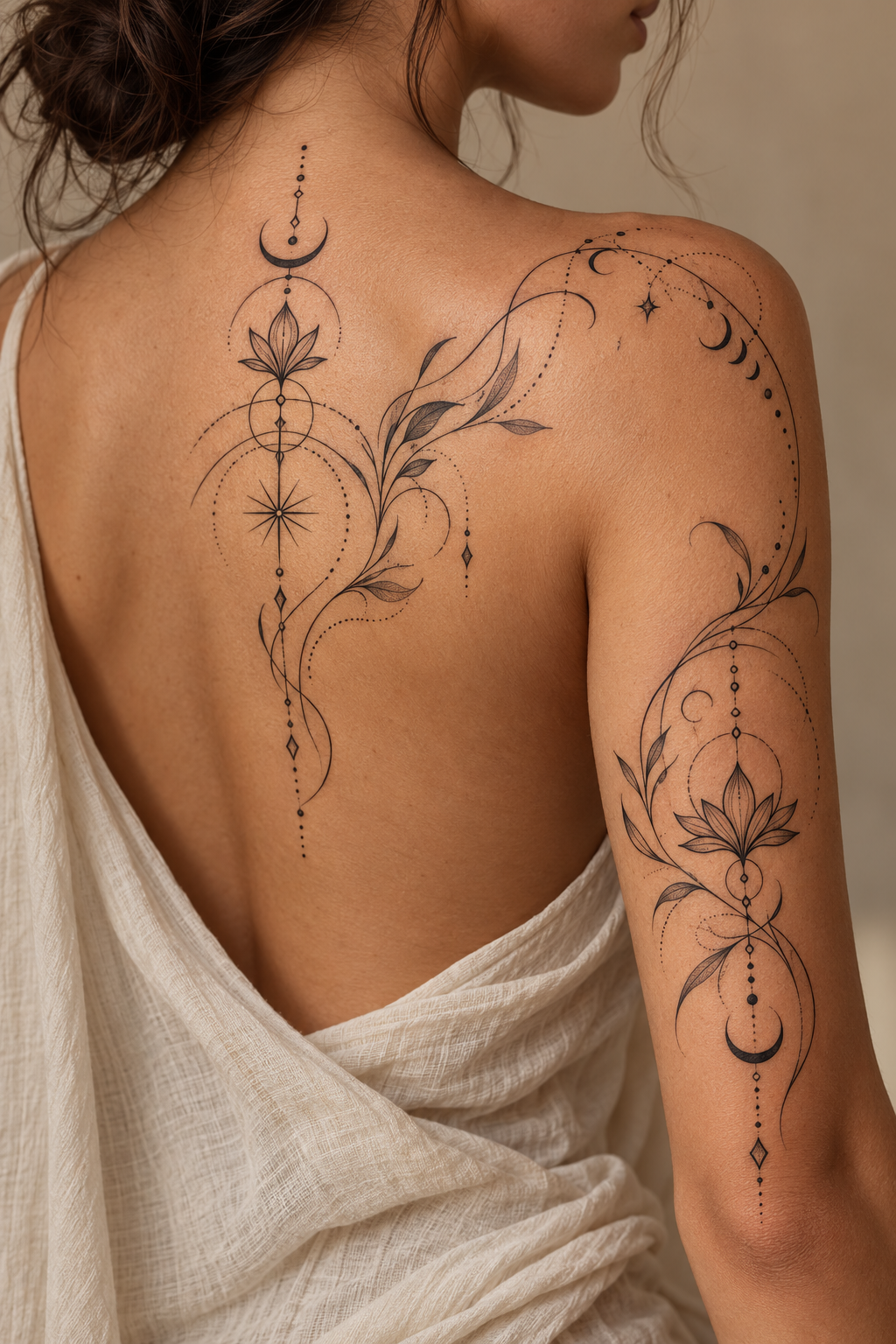 Satyameva Jayate inspired tattoo design