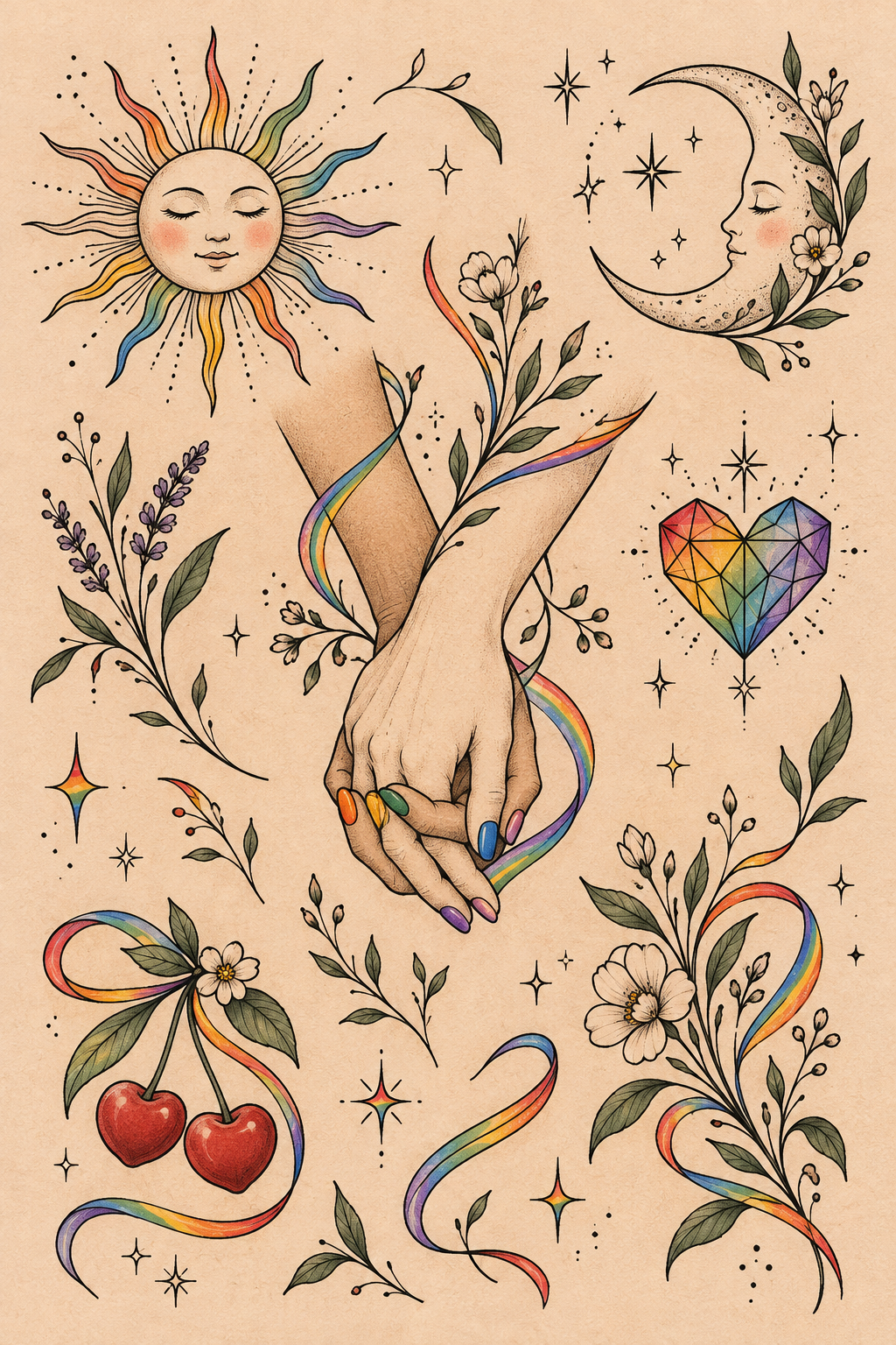 Trans mermaid tattoo idea