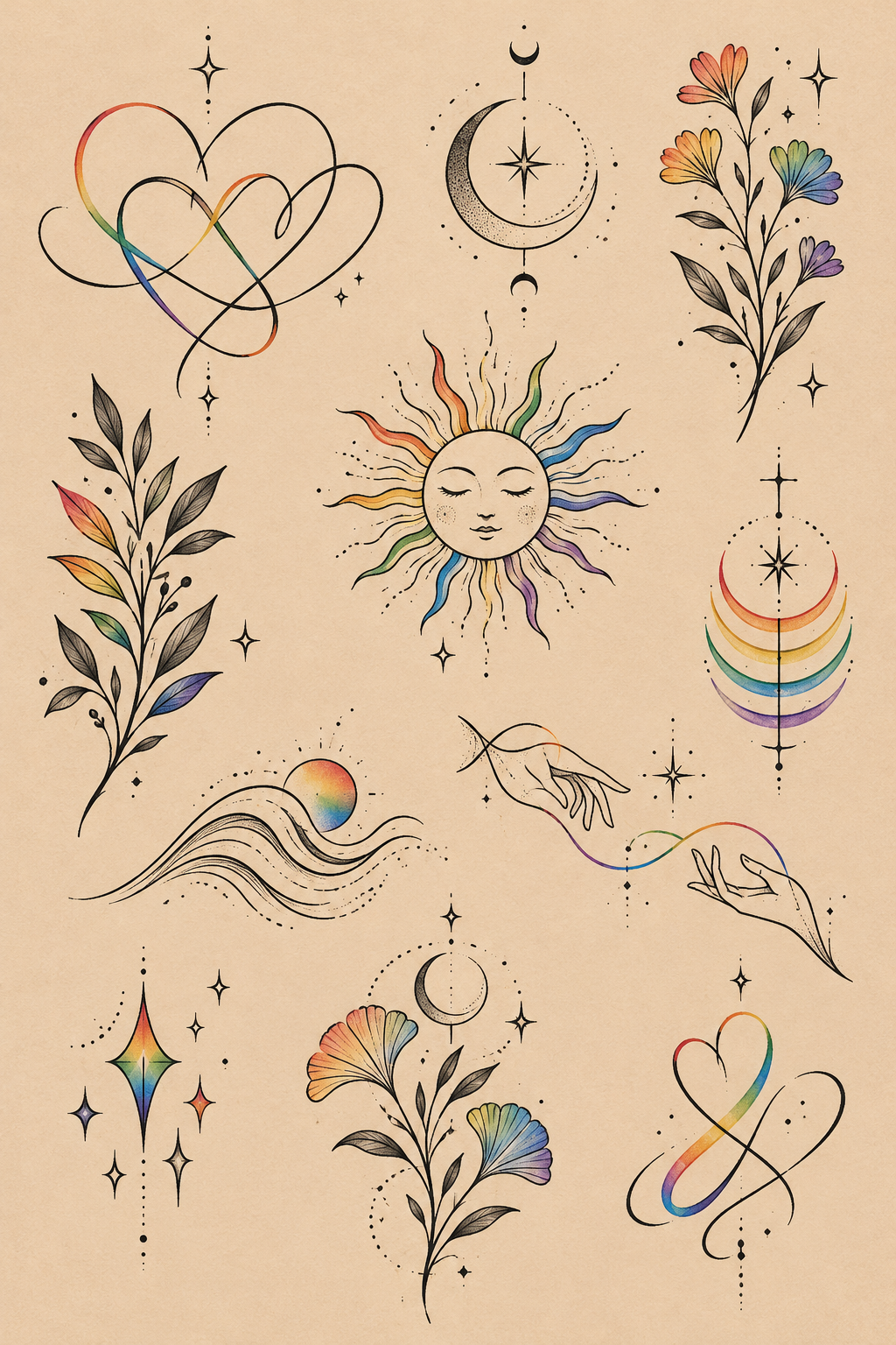 LGBT goose tattoo idea