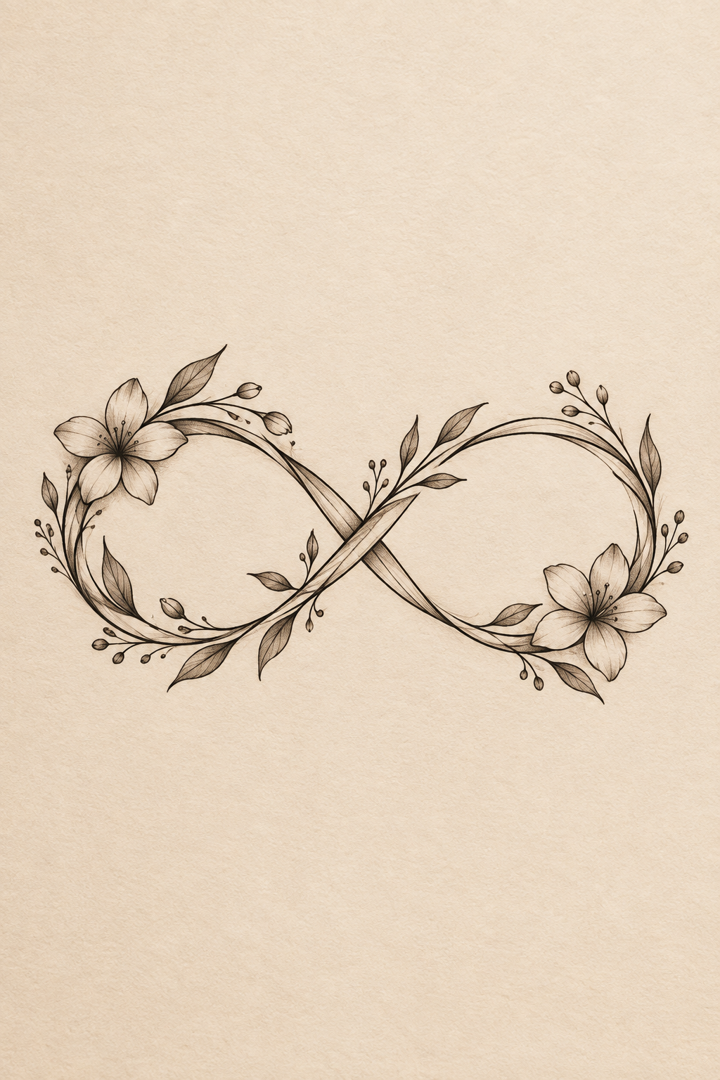 Infinity Symbol small sister tattoo idea
