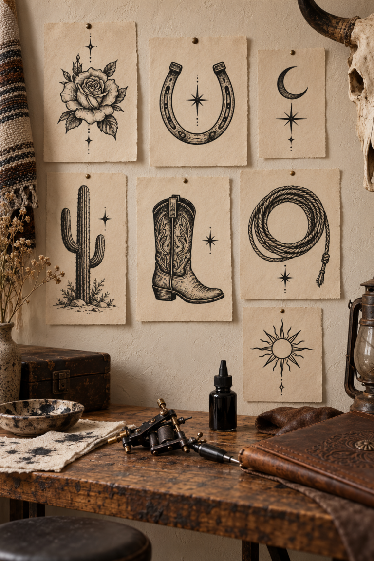 small western tattoos featured concept
